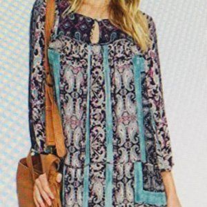Lucky Brand Women's Scarf Print Dress